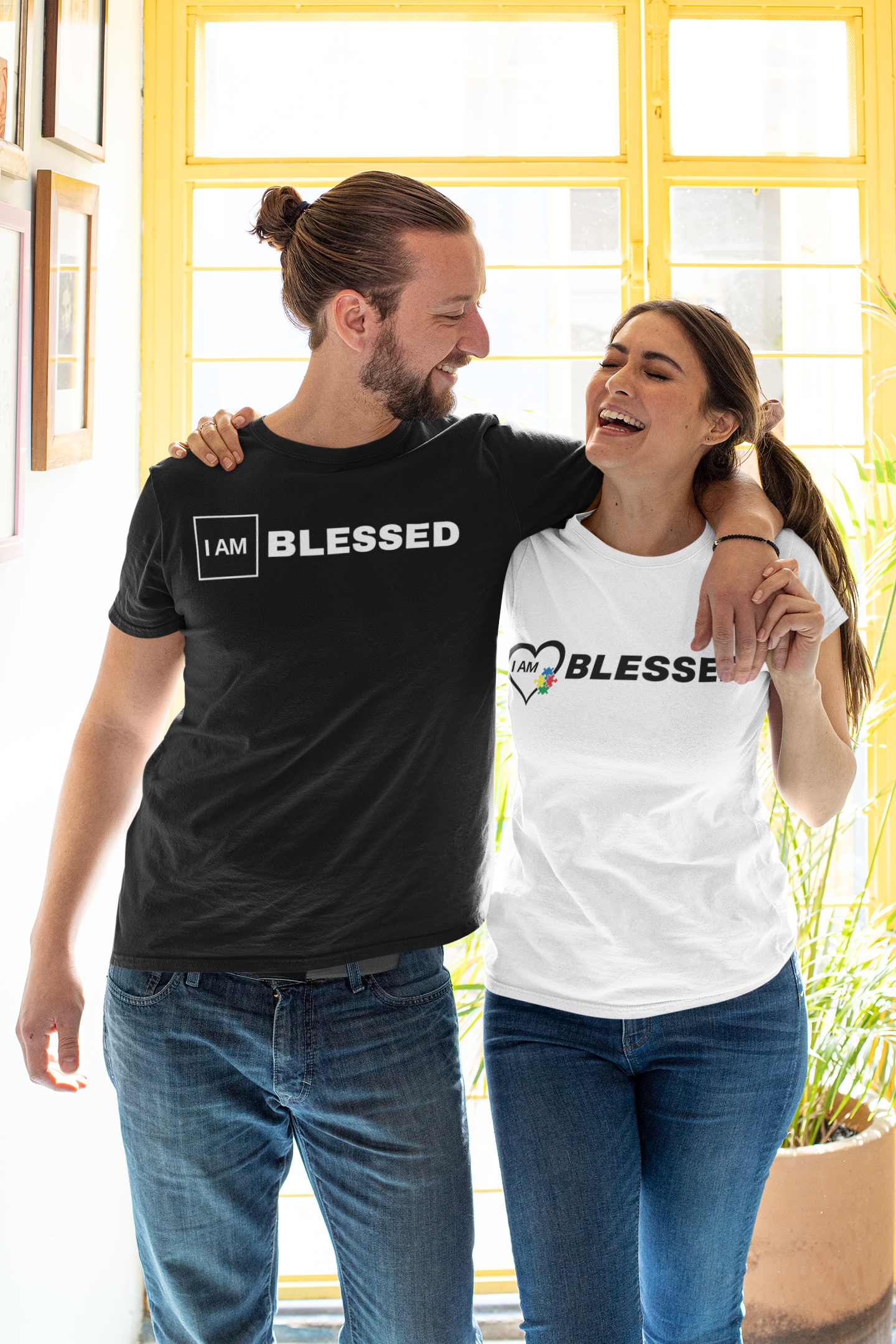 I AM BLESSED (Square) - Unisex Tee