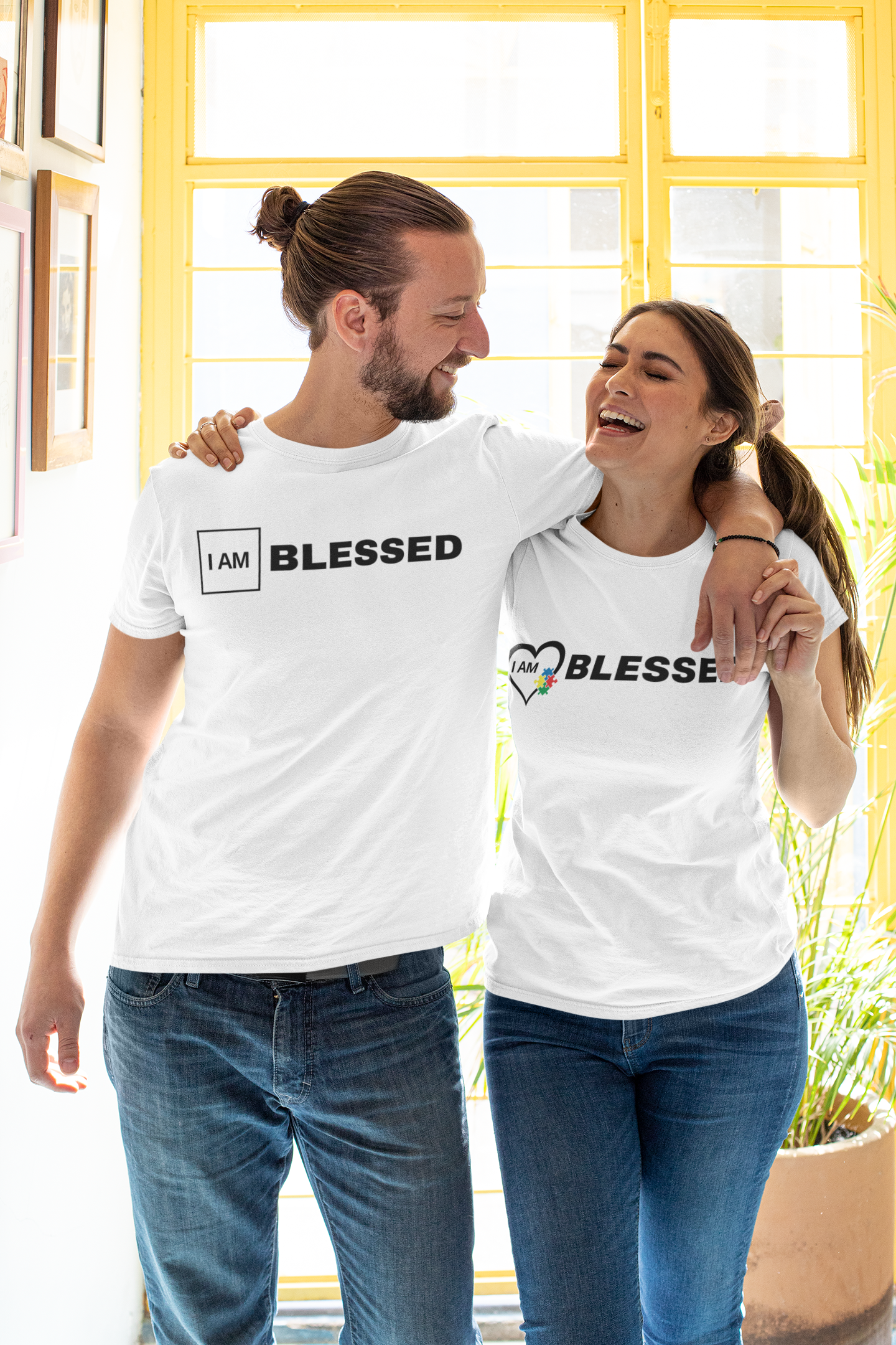 I AM BLESSED (Square) - Unisex Tee