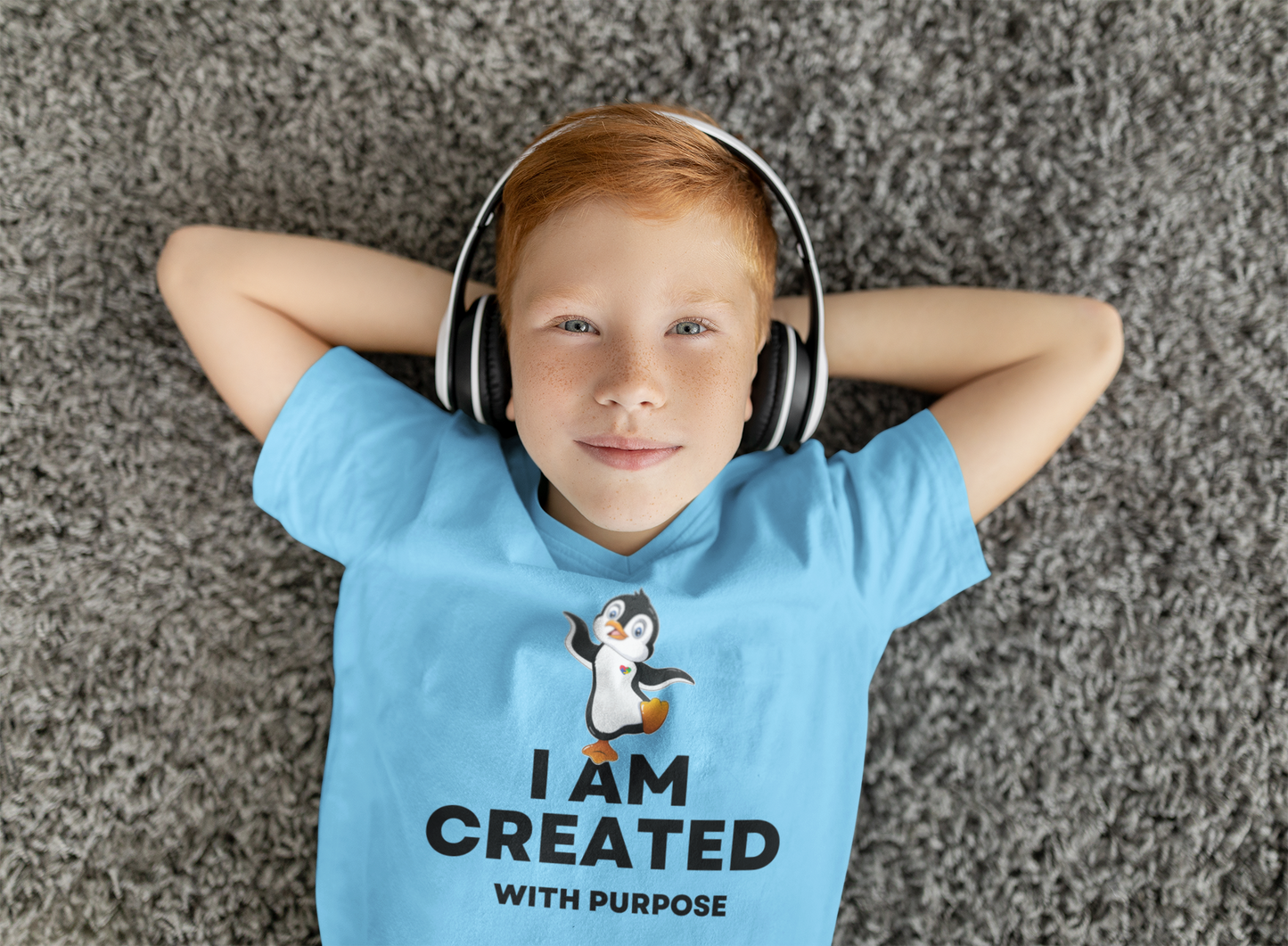 I AM CREATED with purpose - Youth Tee