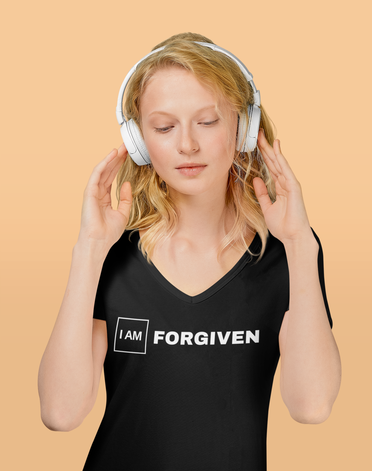 I AM FORGIVEN - V-Neck Tee