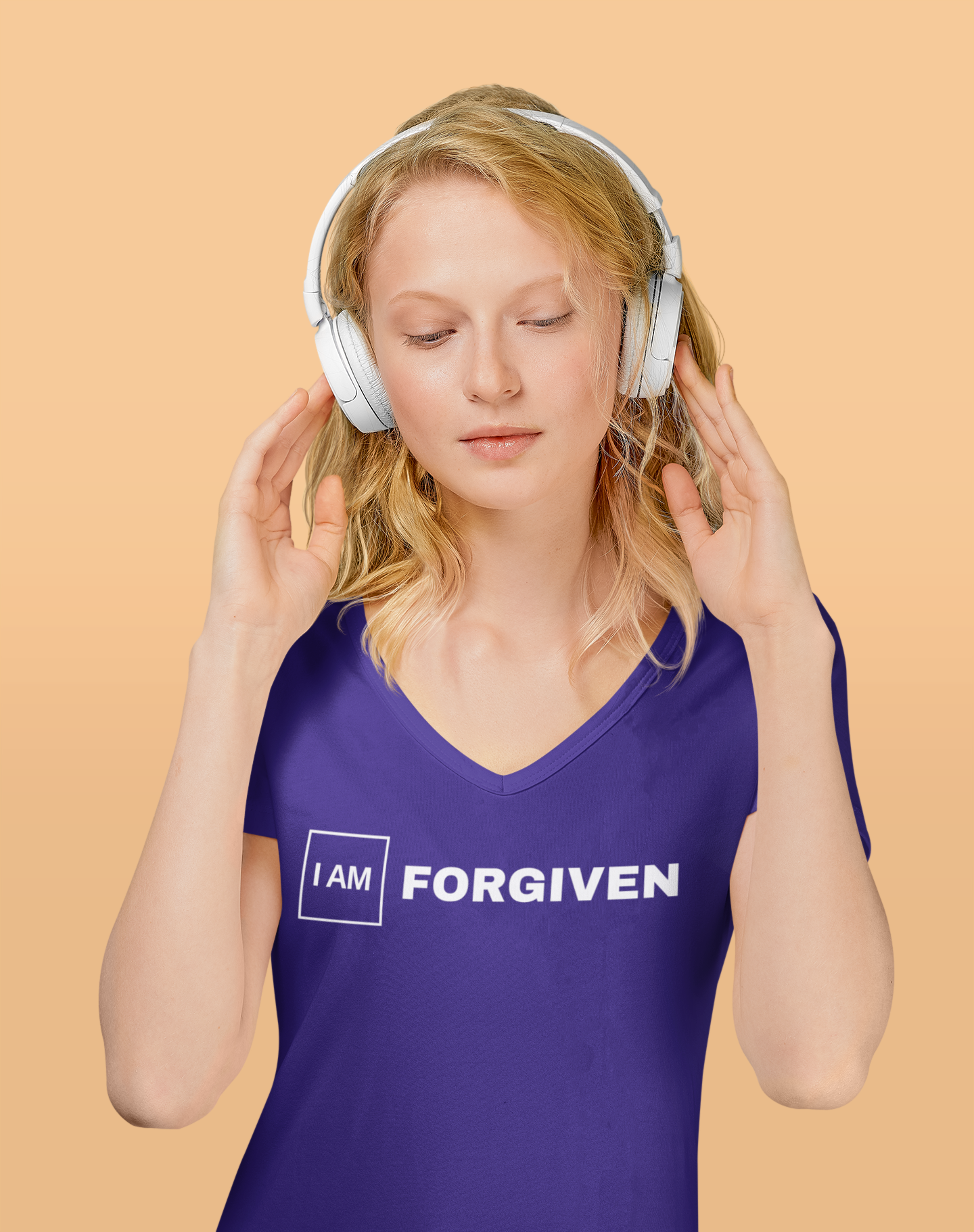 I AM FORGIVEN - V-Neck Tee