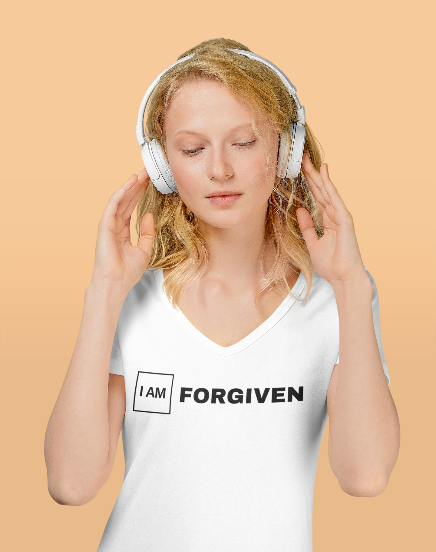 I AM FORGIVEN - V-Neck Tee