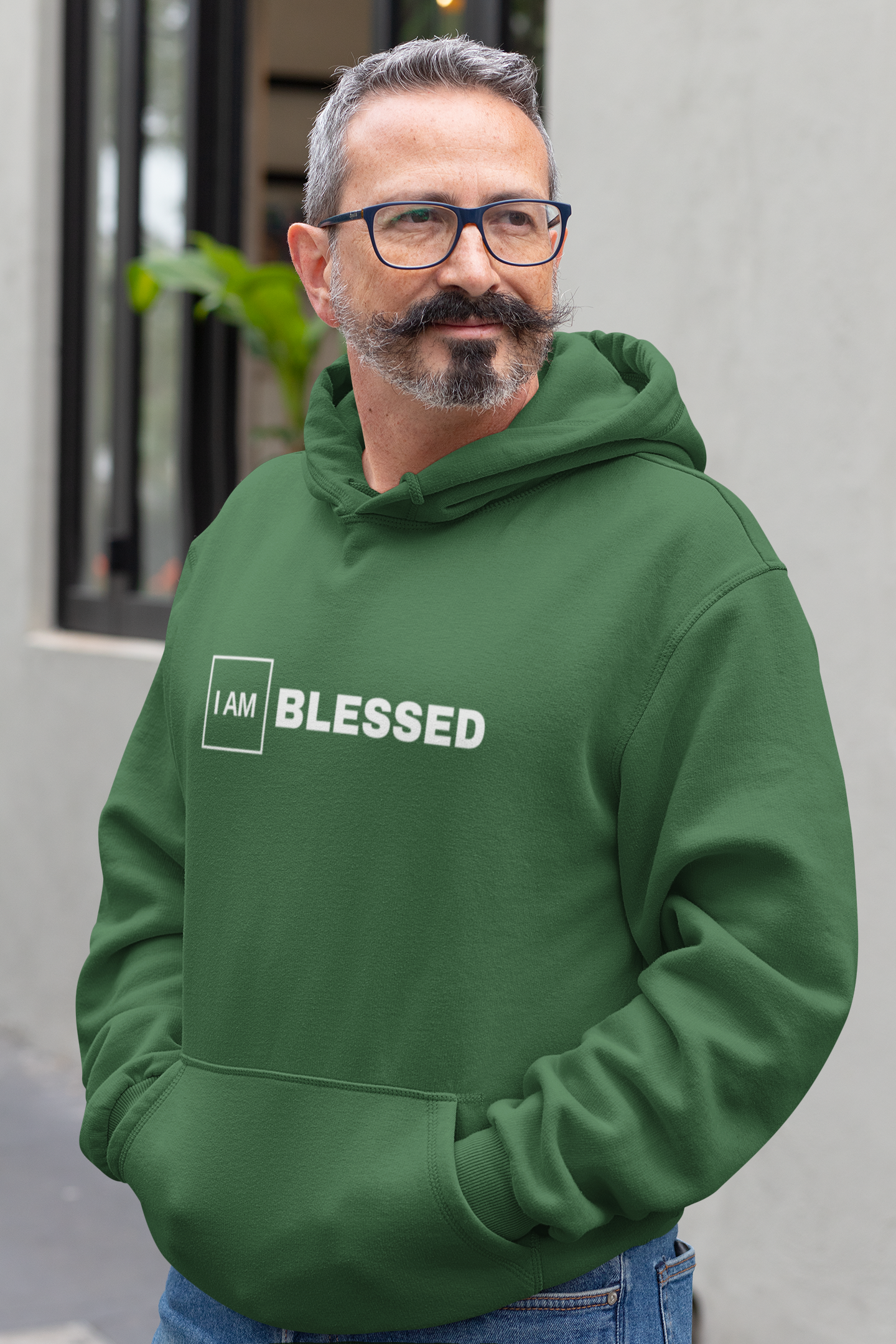 I AM BLESSED (Square) - Hoodie